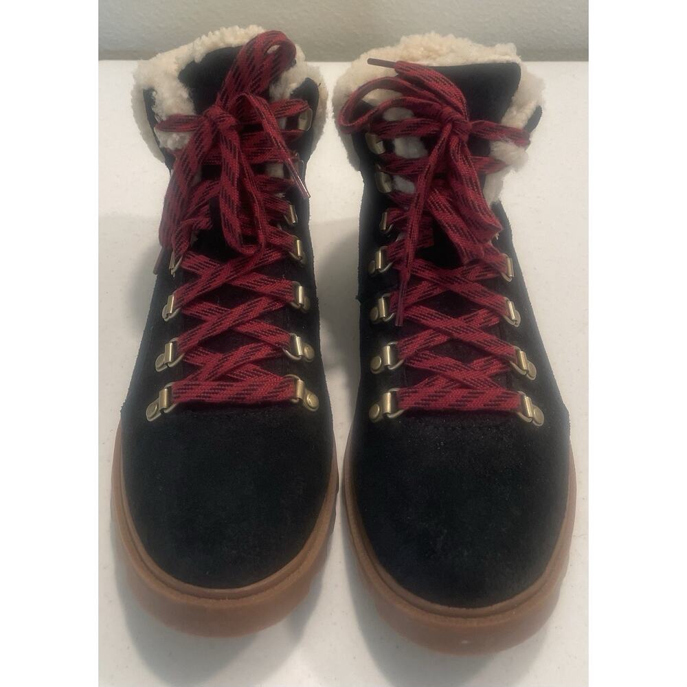 Sorel Black and Burgundy Winter Boots - Picture 7 of 14